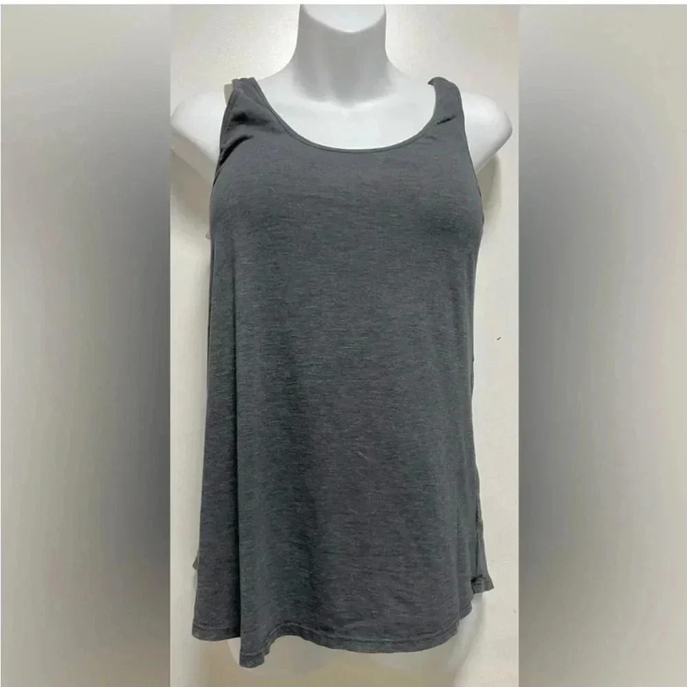 Lululemon, Women's Cool Racerback Tank Top, Slate, Size 4